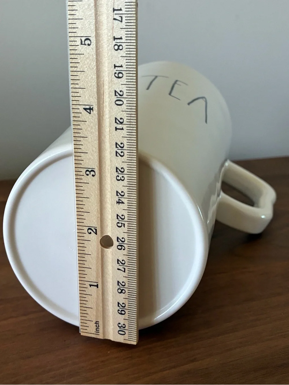 Rae Dunn TEA Melamine Pitcher White Farmhouse Cottage